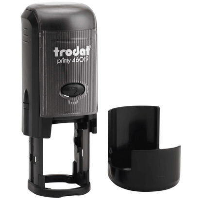 Round Custom Self-Inking Stamp 3/4" Diameter