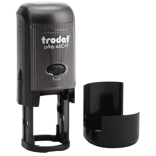Round Custom Self-Inking Stamp 3/4" Diameter