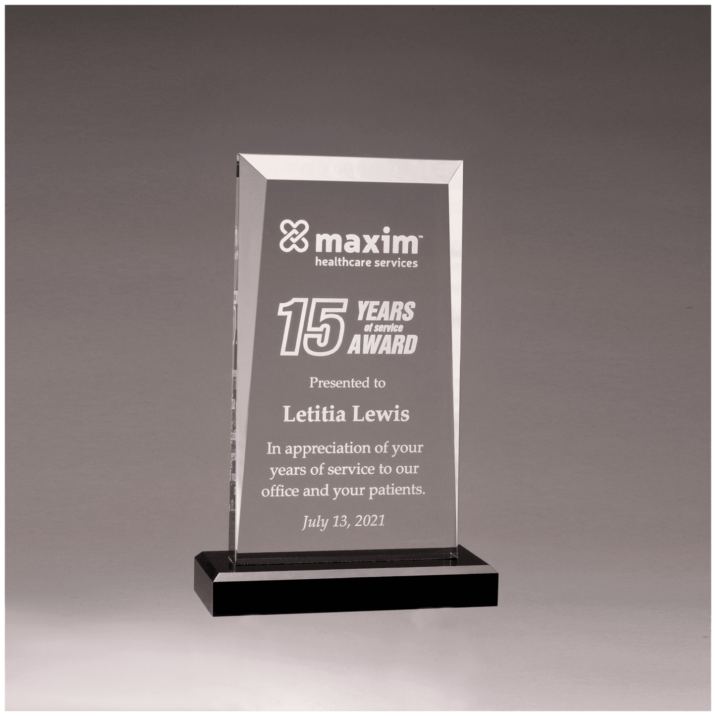 Apex Acrylic Award