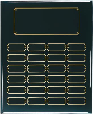 Black Piano Finish Perpetual Plaque