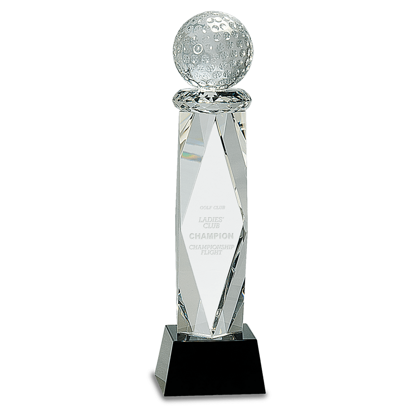Tall Golf Crystal Award