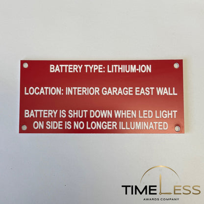 Custom Plastic Labels (5" Wide or More)