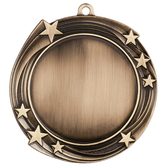 Antique Swirling Star Medals