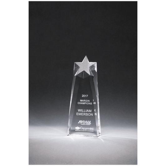 Star Trophy Crystal Award