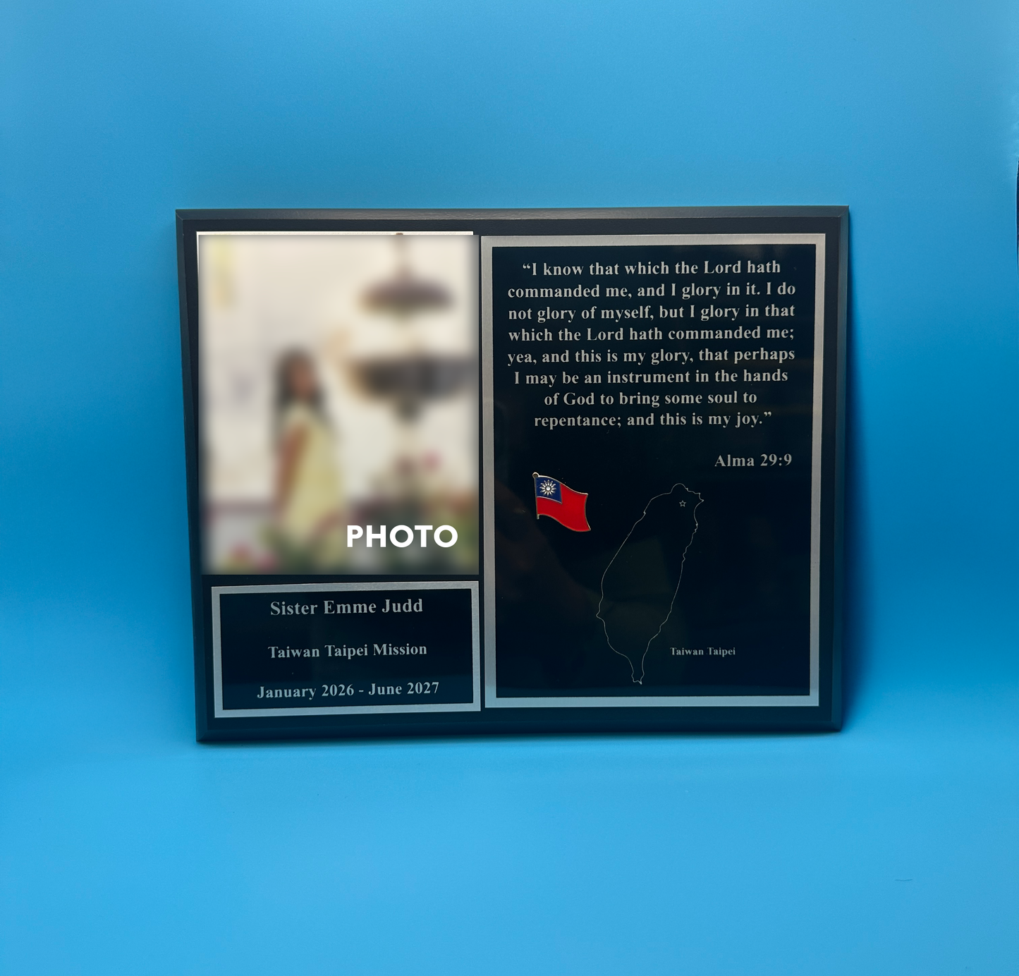 Classic Missionary Plaque