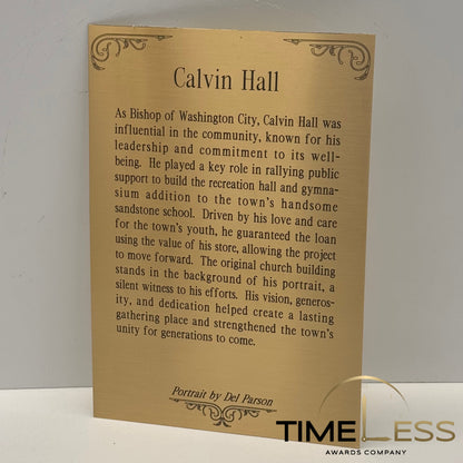 Satin Brass Plate