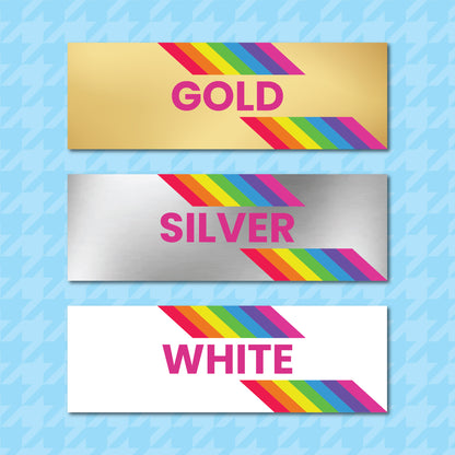 Dye Sub Metal Name Badge