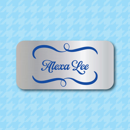 Dye Sub Metal Name Badge
