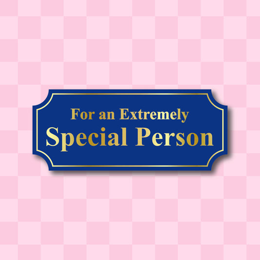 Laser Engraved Metal Plate